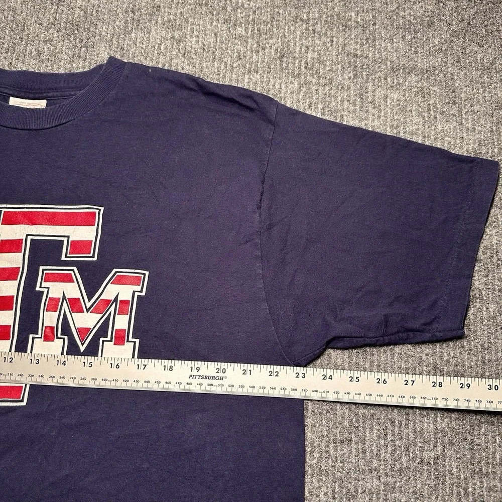 Vintage Texas A&M University Shirt‎ Leffty Tag Adult Size XLarge America Logo